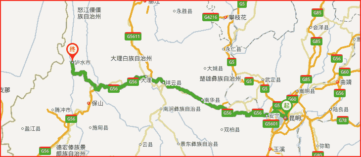 昆明到怒江長途搬家線路地圖.png 昆明到怒江長途搬家線路地圖.png